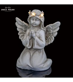 Ledowa figurka nagrobna modlącego się aniołka 5 / 20 / XLT